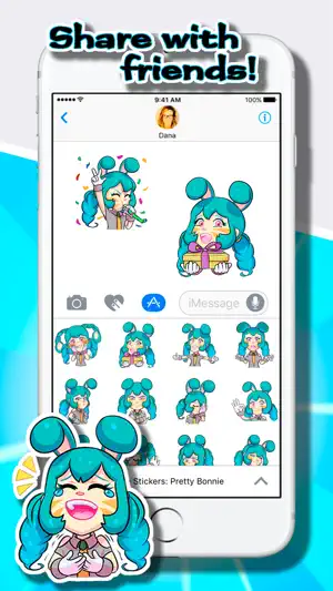 Love Stickers: Pretty Bonnie screenshot 5
