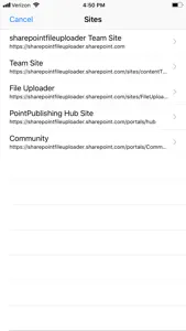 File Uploader for SharePoint screenshot #3 for iPhone