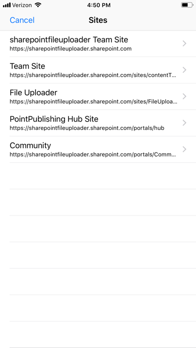 Screenshot #3 pour File Uploader for SharePoint