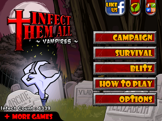 Infect Them All : Vampires на iPad