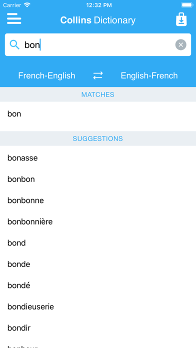 Screenshot #2 pour Collins French Dictionary