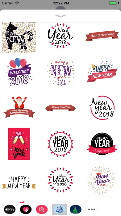 Happy New Year 2018 - stickers screenshot 3