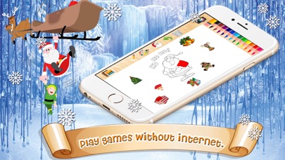 Coloring Christmas games screenshot 3