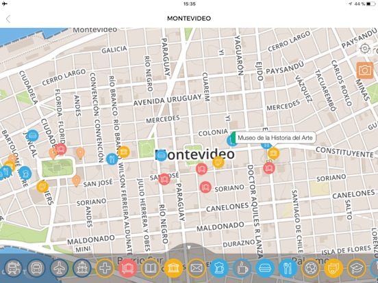 Montevideo Travel Guide iPad screenshot