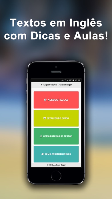 Textos em Inglês screenshot 3