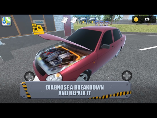 Mechanic Service Station Sim iPad screenshot