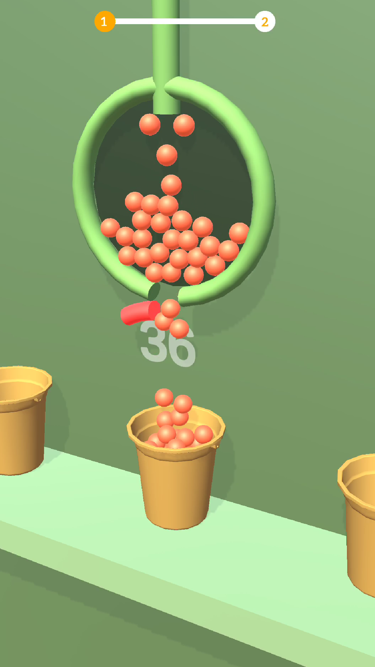 fill buckets with Balls