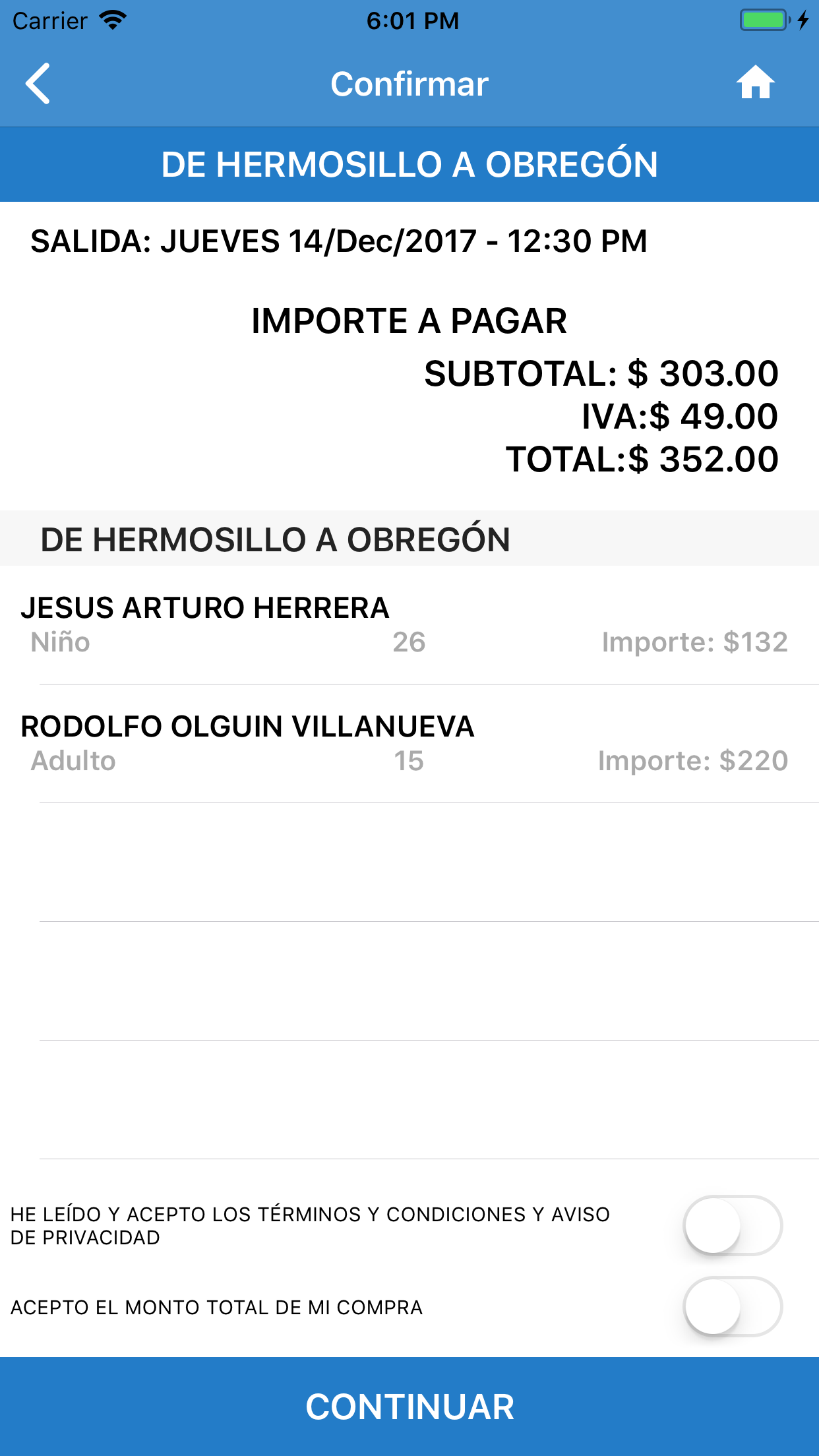 Albatros Autobuses screenshot 4