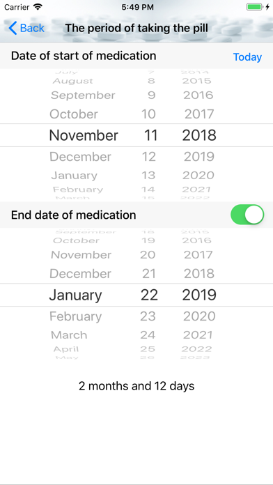 Pillbox: pill and med reminder Screenshot