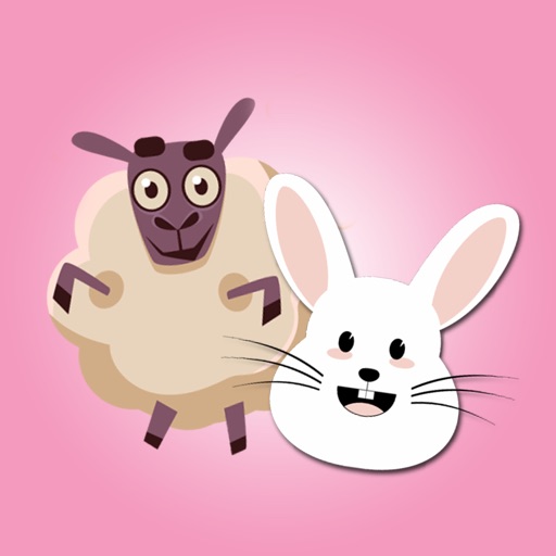 Sheep & Bunny Stickers