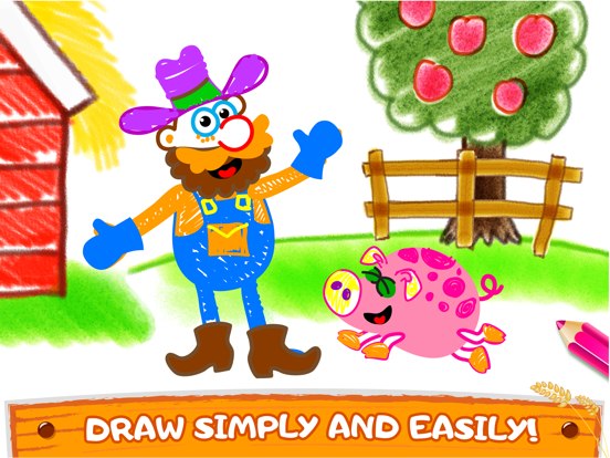 Bini Coloring & Drawing Games iPad screenshot