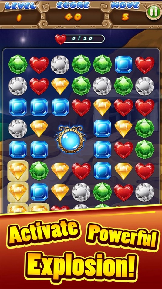 Gems Treasures Hunter Match3 - 1.0 - (iOS)