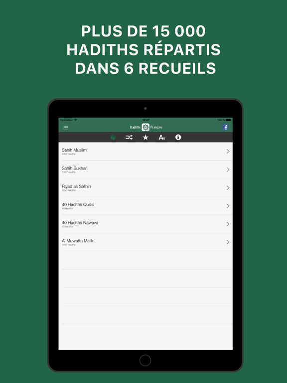 Screenshot #5 pour Hadiths Français + Coran