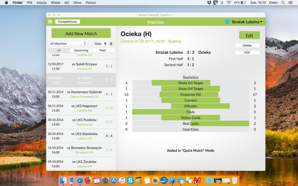 #3. Smart Soccer Coach++ (macOS) By: BLUELINDEN