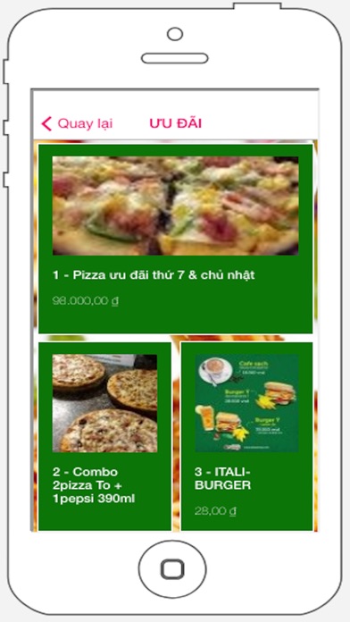 Pizza Hoa ý screenshot 4