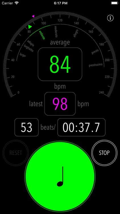 tempo counter app