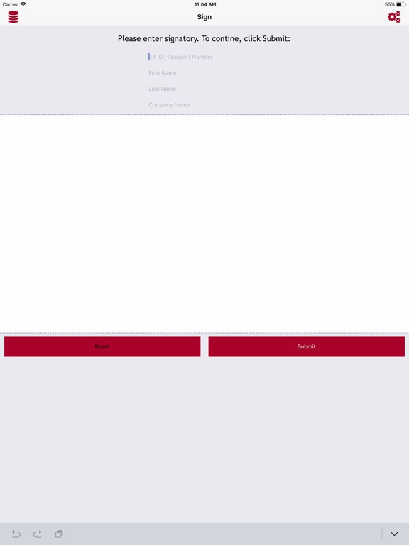 iPad Image of SmartAdminSign