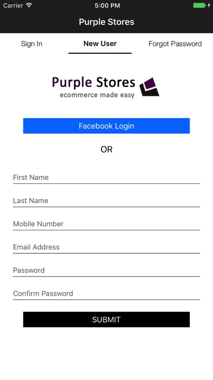 Purple Stores App