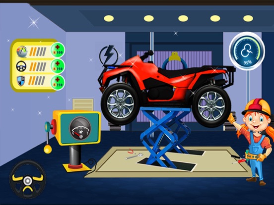 Quad Bike Wash & Repair Shop iPad screenshot