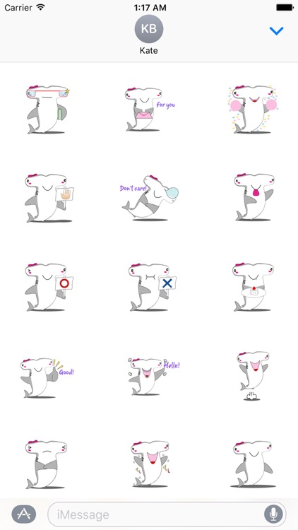 Funny Hammerhead Shark Sticker