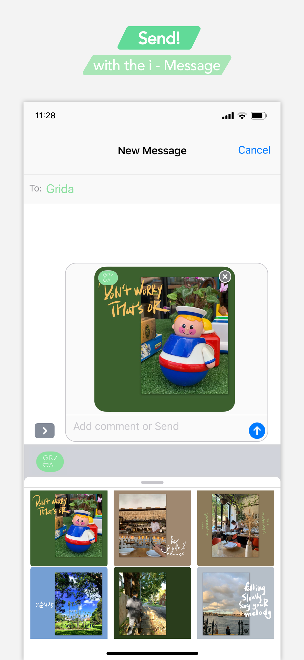 Grida - handwrite on photos screenshot 5
