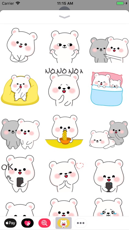 Misa Bear Animated Stickers