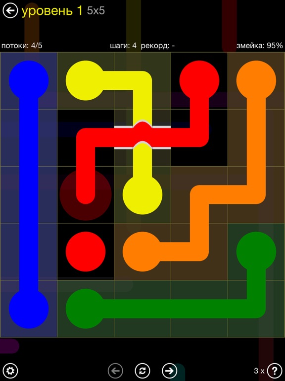 Flow Free: Bridges на iPad