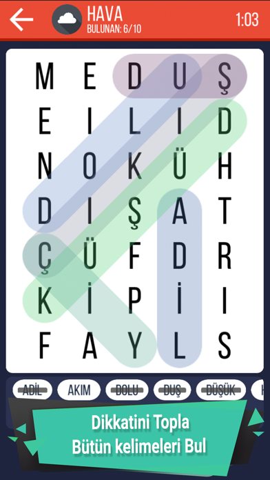 Screenshot #3 pour Kelime Sarmalı: Harfleri Bul