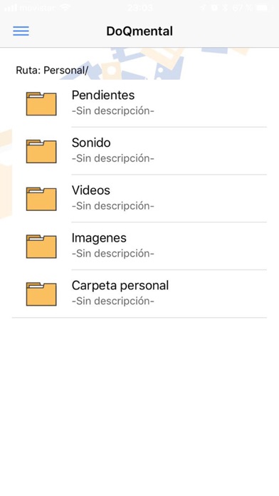 DoQmental app screenshot 2