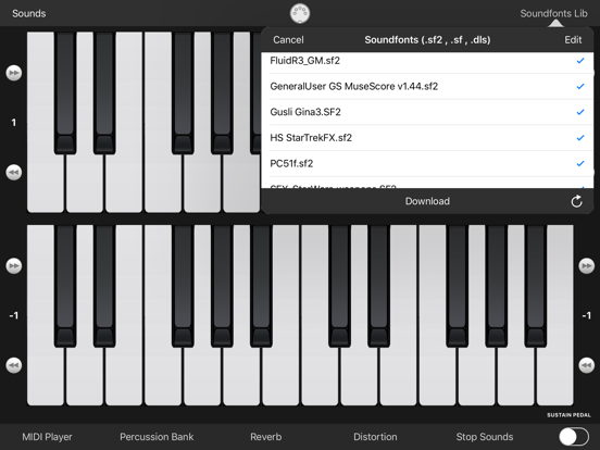 Screenshot #6 pour midi Keyboard