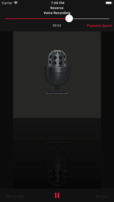 Reverse Music Player screenshot1