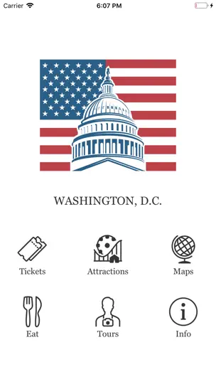 Washington D.C. - Travel Guide iPhone Screenshot 1