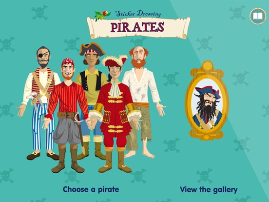 Usborne Sticker Pirates iPad screenshot 1 - Book app