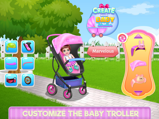 Create Your Baby Stroller iPad screenshot