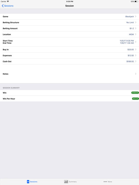 Screenshot #5 pour Poker Sheet