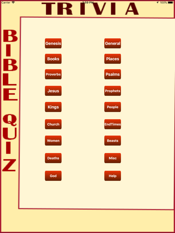 Trivia Bible Quizのおすすめ画像1