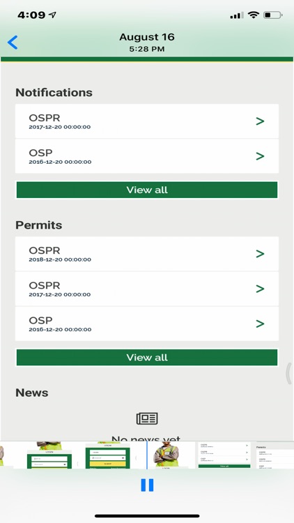 Offshore Safety Permit