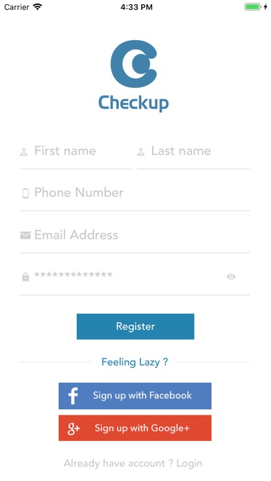 checkup-App screenshot 2