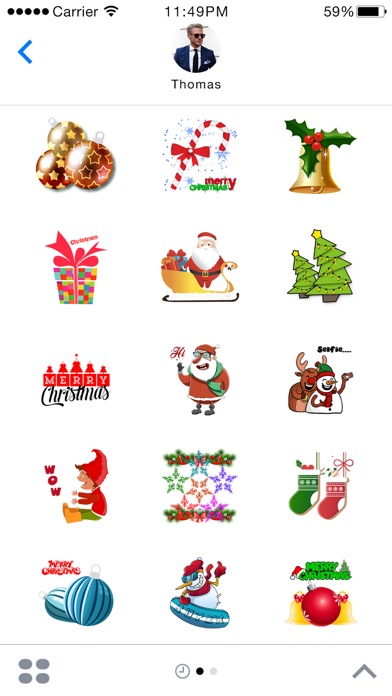 Christmas Animated Sticker Screenshot 1 - AppWisp.com Christmas Animated Sticker Screenshot 1 - AppWisp.com