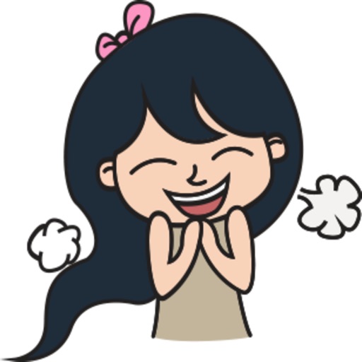 Lola The Cute Girl stickers Icon