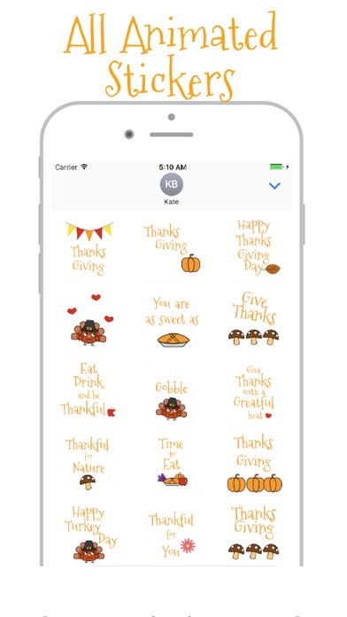 Animated Thanksgiving screenshot 2