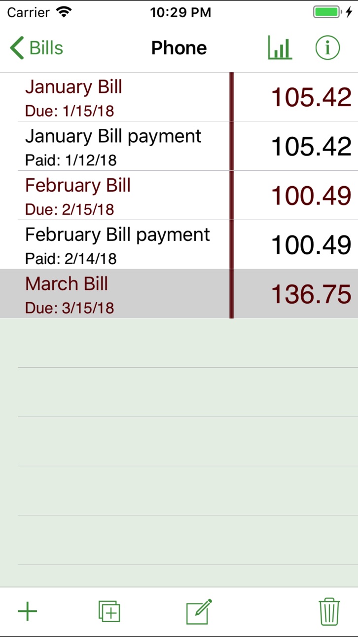 iPhone screenshot