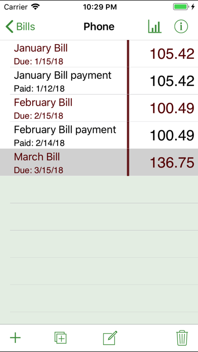 iCheckBalance Screenshot