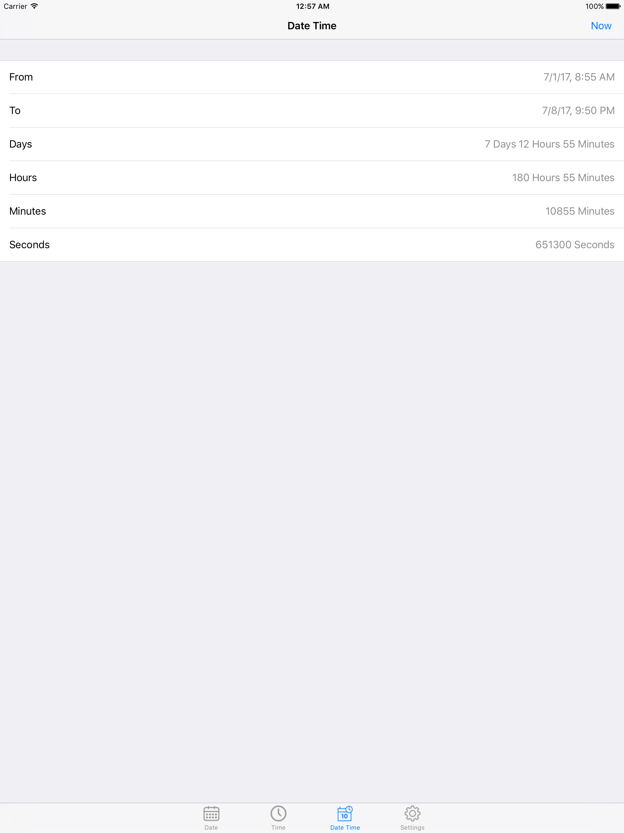 Date.s and Time.s Calculator.s screenshot 6