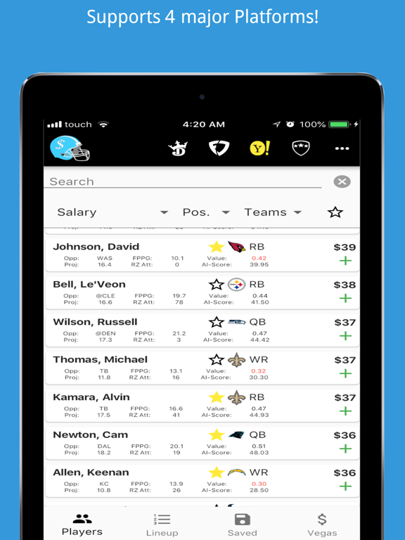 Screenshot #5 pour DFF Lineup PRO