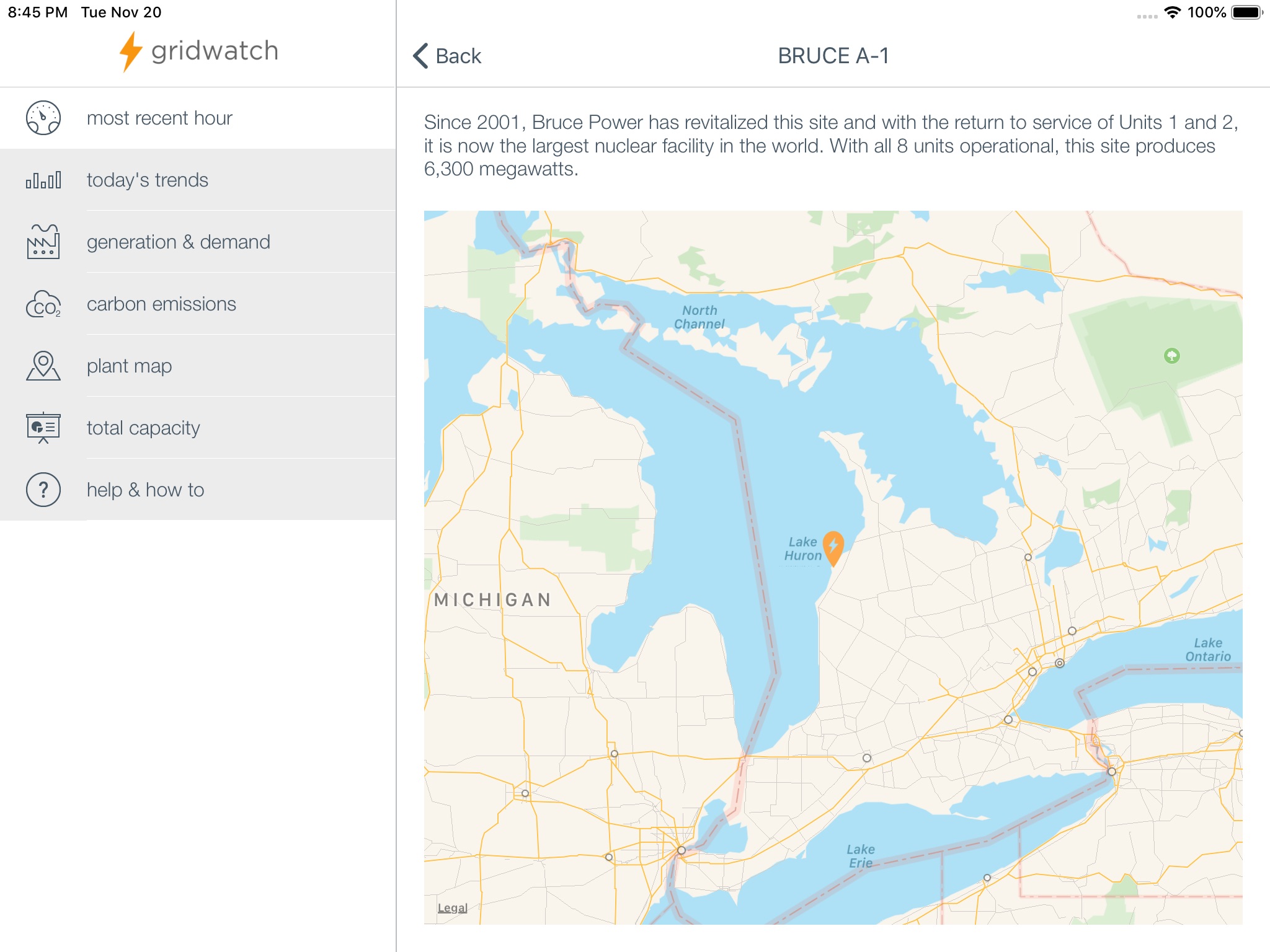 Gridwatch (Ontario Edition) screenshot 3