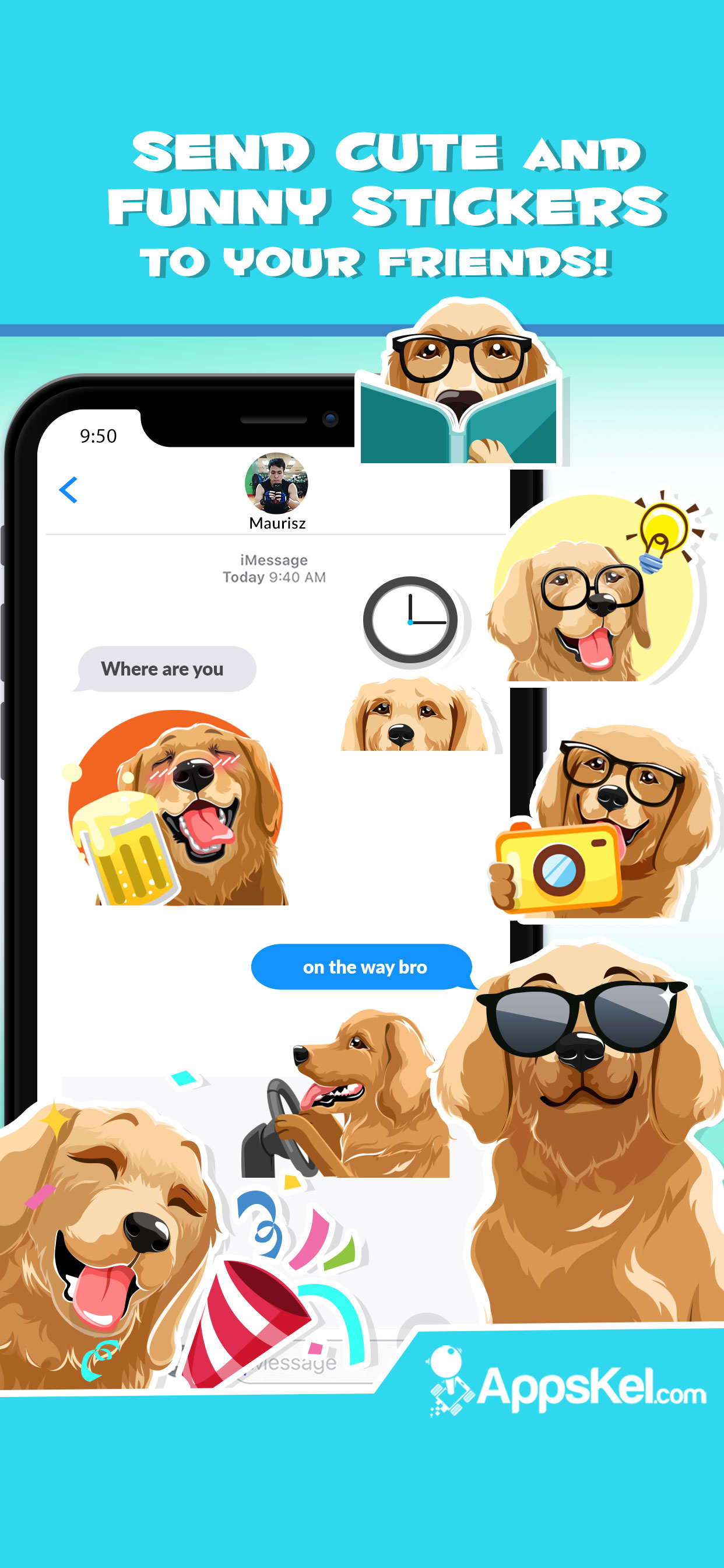 Golden Retriever Dog Emoji