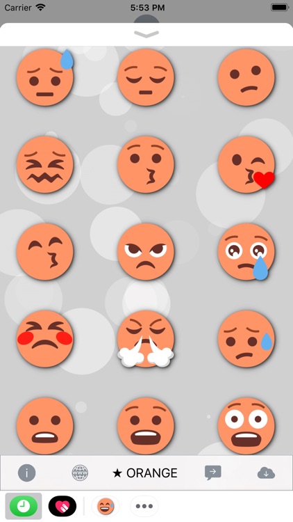 ORANGE Emoji • Stickers screenshot-3