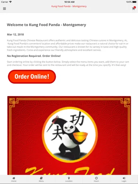 Kung Food Panda Montgomery