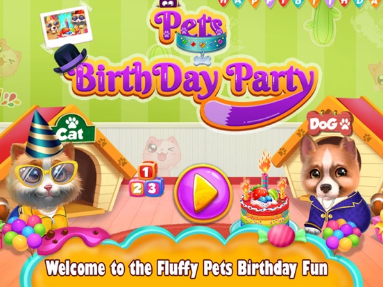 Screenshot #4 pour Fluffy Pets Birthday Party Fun